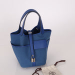 Hermès 2022 Bleu France Cargo Picotin 18 - FashioNica