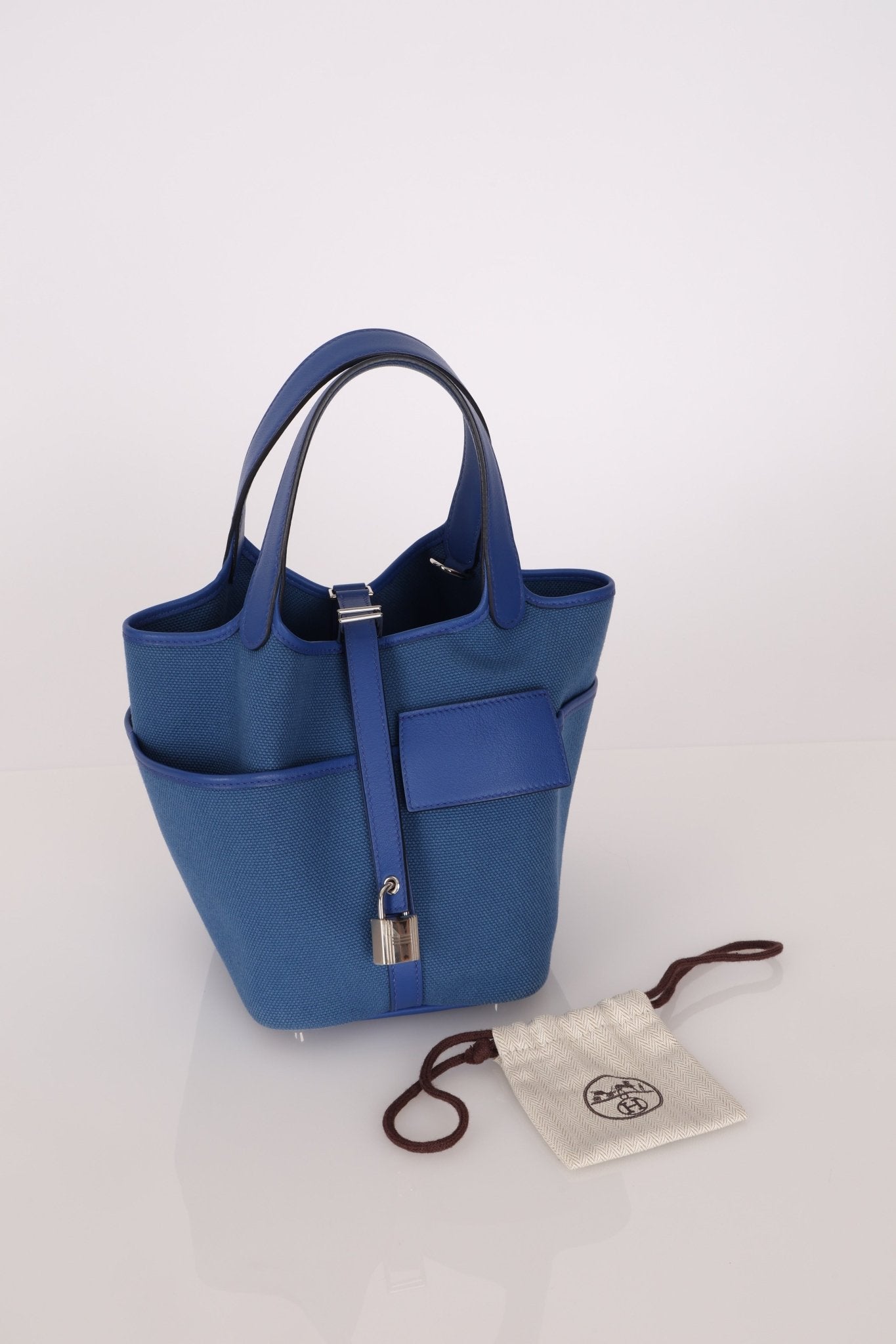 Hermès 2022 Bleu France Cargo Picotin 18 - FashioNica