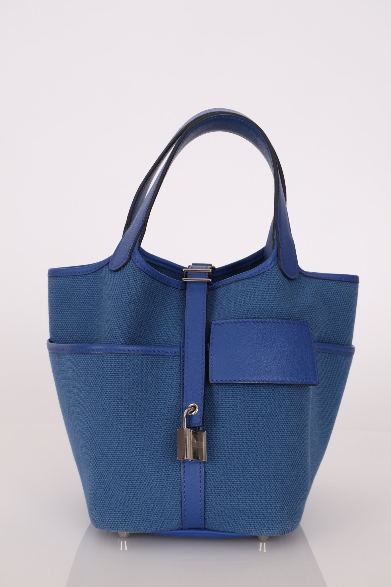 Hermès 2022 Bleu France Cargo Picotin 18 - FashioNica