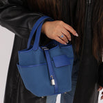 Hermès 2022 Bleu France Cargo Picotin 18 - FashioNica