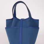 Hermès 2022 Bleu France Cargo Picotin 18 - FashioNica