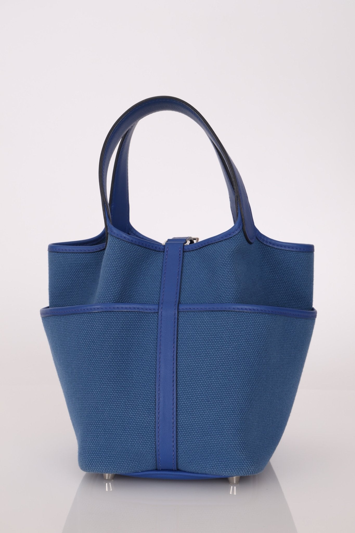 Hermès 2022 Bleu France Cargo Picotin 18 - FashioNica
