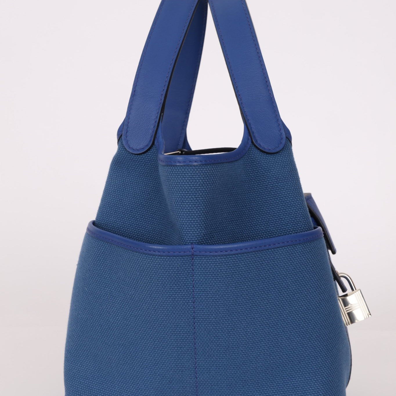 Hermès 2022 Bleu France Cargo Picotin 18 - FashioNica
