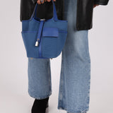 Hermès 2022 Bleu France Cargo Picotin 18 - FashioNica