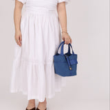 Hermès 2022 Bleu France Swift and Canvas Cargo Picotin 18 PHW - FashioNica