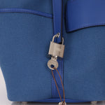 Hermès 2022 Bleu France Swift and Canvas Cargo Picotin 18 PHW - FashioNica