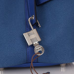 Hermès 2022 Bleu France Swift and Canvas Cargo Picotin 18 PHW - FashioNica