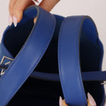 Hermès 2022 Bleu France Swift and Canvas Cargo Picotin 18 PHW - FashioNica