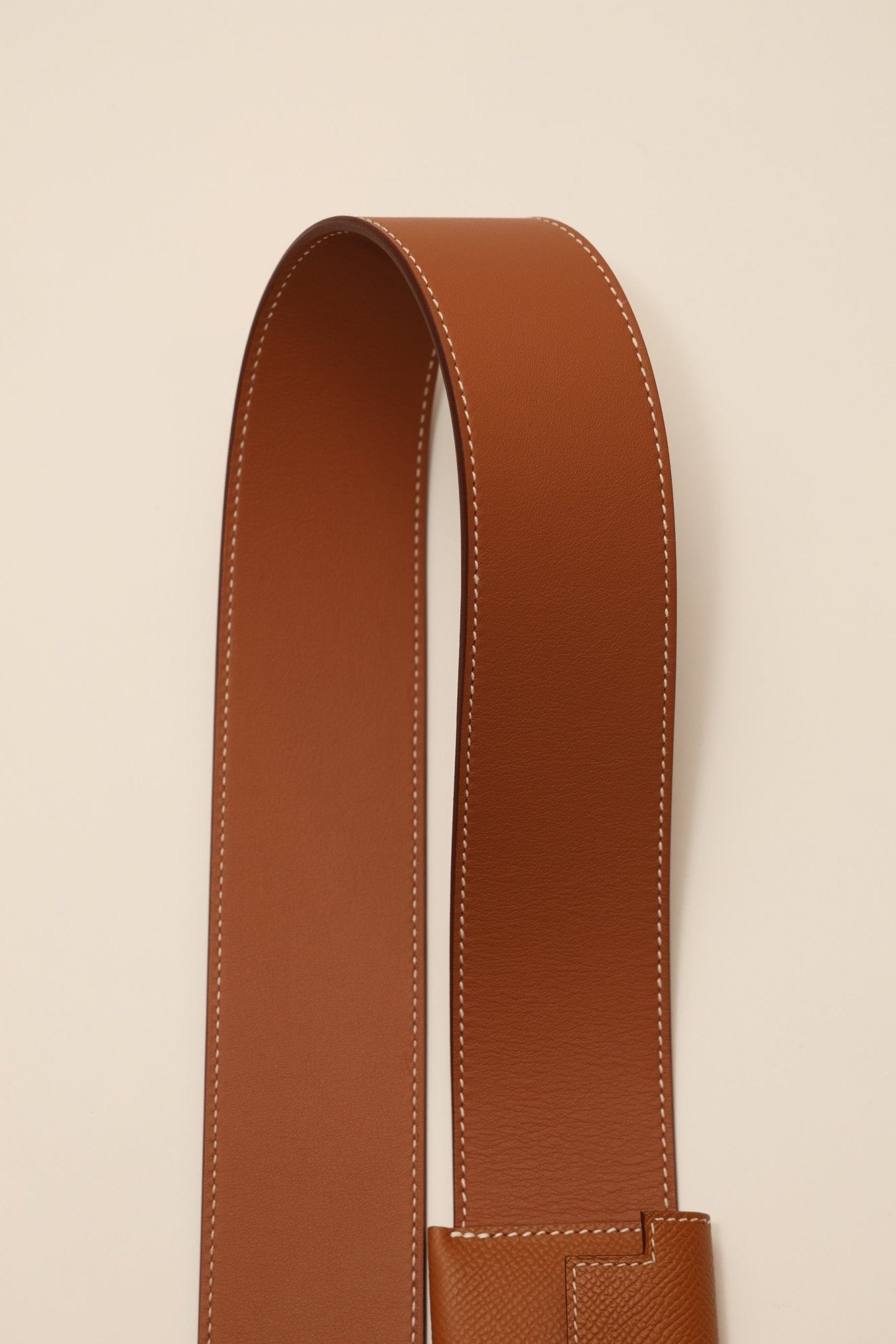 Hermès 2022 Gold Epsom and Swift Kelly Pocket Bag Strap - FashioNica