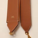 Hermès 2022 Gold Epsom and Swift Kelly Pocket Bag Strap - FashioNica