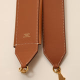 Hermès 2022 Gold Epsom and Swift Kelly Pocket Bag Strap - FashioNica