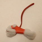 Hermès 2022 Milo Lambskin and Shearling Buddy Bag Charm - FashioNica