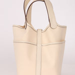 Hermès 2022 Nata Toile Goeland Swift Cargo Picotin 18 PHW - FashioNica