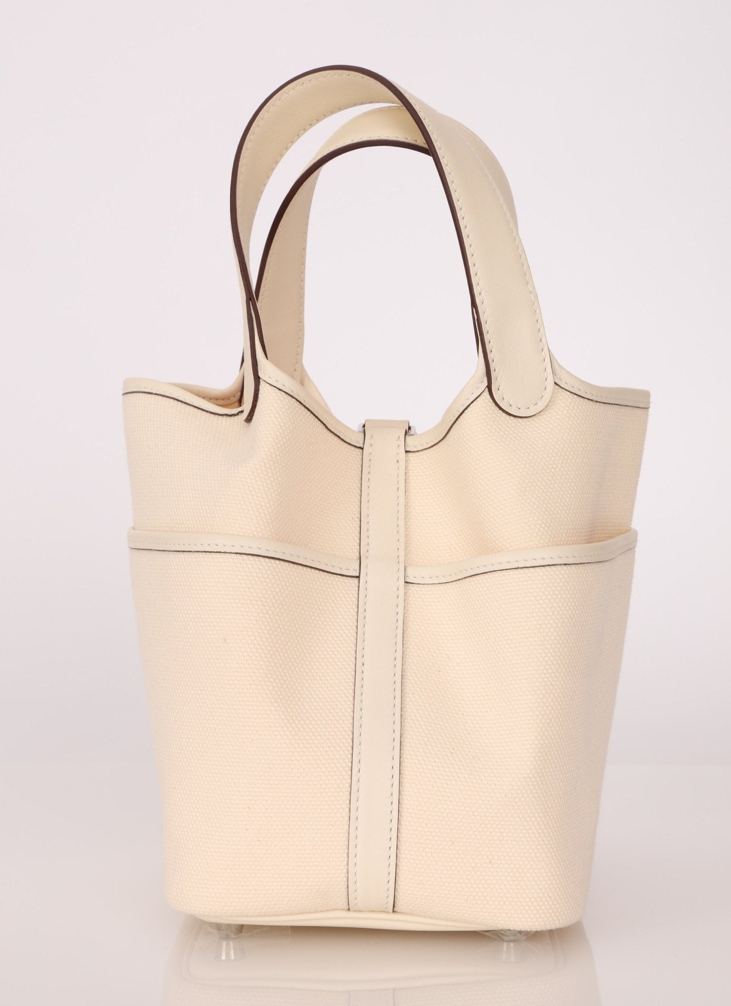 Hermès 2022 Nata Toile Goeland Swift Cargo Picotin 18 PHW - FashioNica