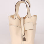 Hermès 2022 Nata Toile Goeland Swift Cargo Picotin 18 PHW - FashioNica