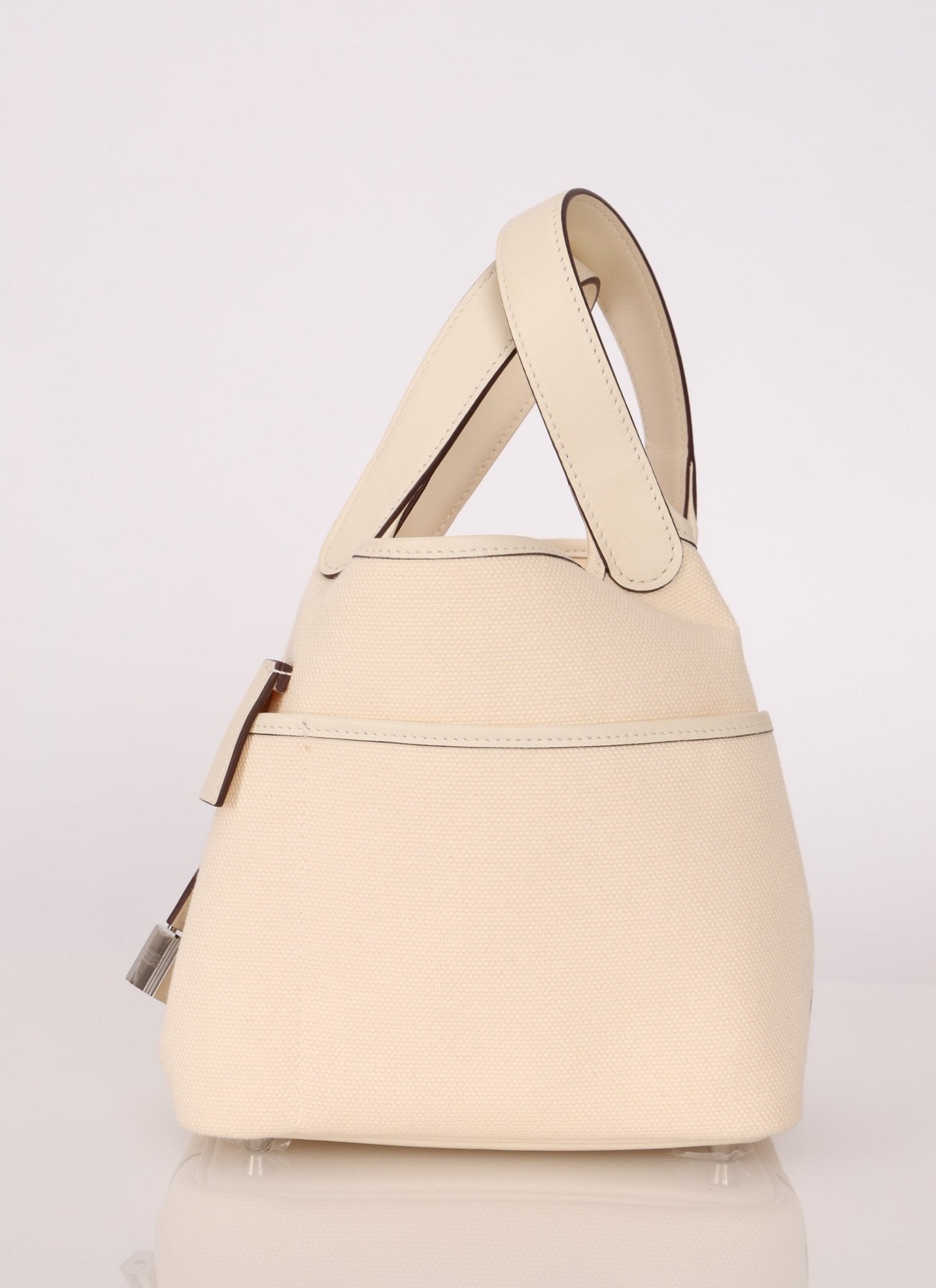 Hermès 2022 Nata Toile Goeland Swift Cargo Picotin 18 PHW - FashioNica