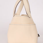 Hermès 2022 Nata Toile Goeland Swift Cargo Picotin 18 PHW - FashioNica
