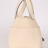 Hermès 2022 Nata Toile Goeland Swift Cargo Picotin 18 PHW - FashioNica