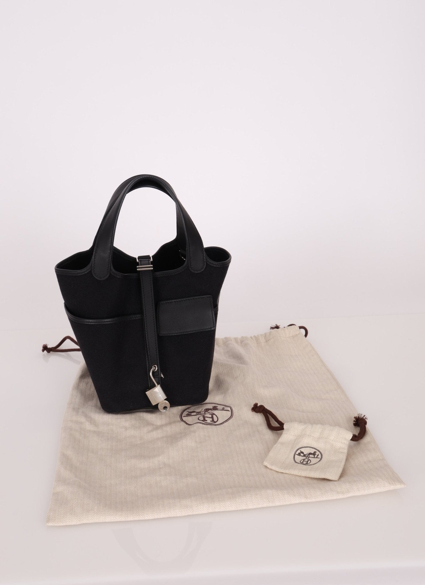 Hermès 2022 Noir Cargo Picotin 18 - FashioNica