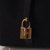 Hermès 2022 Noir Toile Goeland Swift Cargo Picotin Lock 18 GHW - FashioNica