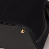 Hermès 2022 Noir Toile Goeland Swift Cargo Picotin Lock 18 GHW - FashioNica