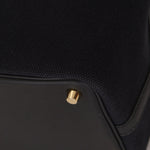 Hermès 2022 Noir Toile Goeland Swift Cargo Picotin Lock 18 GHW - FashioNica