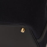 Hermès 2022 Noir Toile Goeland Swift Cargo Picotin Lock 18 GHW - FashioNica