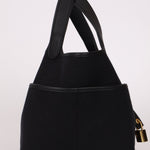 Hermès 2022 Noir Toile Goeland Swift Cargo Picotin Lock 18 GHW - FashioNica