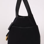 Hermès 2022 Noir Toile Goeland Swift Cargo Picotin Lock 18 GHW - FashioNica