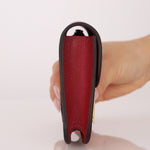 Hermes 2022 Rouge H Evercolor Constance Slim Wallet - FashioNica