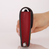 Hermes 2022 Rouge H Evercolor Constance Slim Wallet - FashioNica