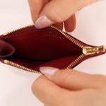Hermes 2022 Rouge H Evercolor Constance Slim Wallet - FashioNica