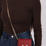 Hermes 2022 Rouge H Evercolor Constance Slim Wallet - FashioNica