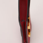 Hermes 2022 Rouge H Evercolor Constance Slim Wallet - FashioNica