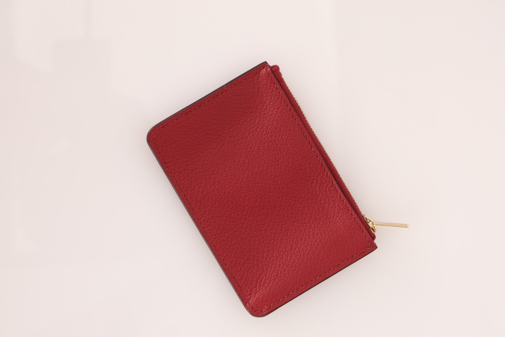 Hermes 2022 Rouge H Evercolor Constance Slim Wallet - FashioNica