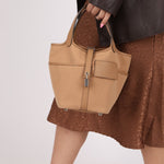 Hermès 2023 Chai Swift Cargo Picotin Lock 18 PHW - FashioNica