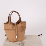 Hermès 2023 Chai Swift Cargo Picotin Lock 18 PHW - FashioNica