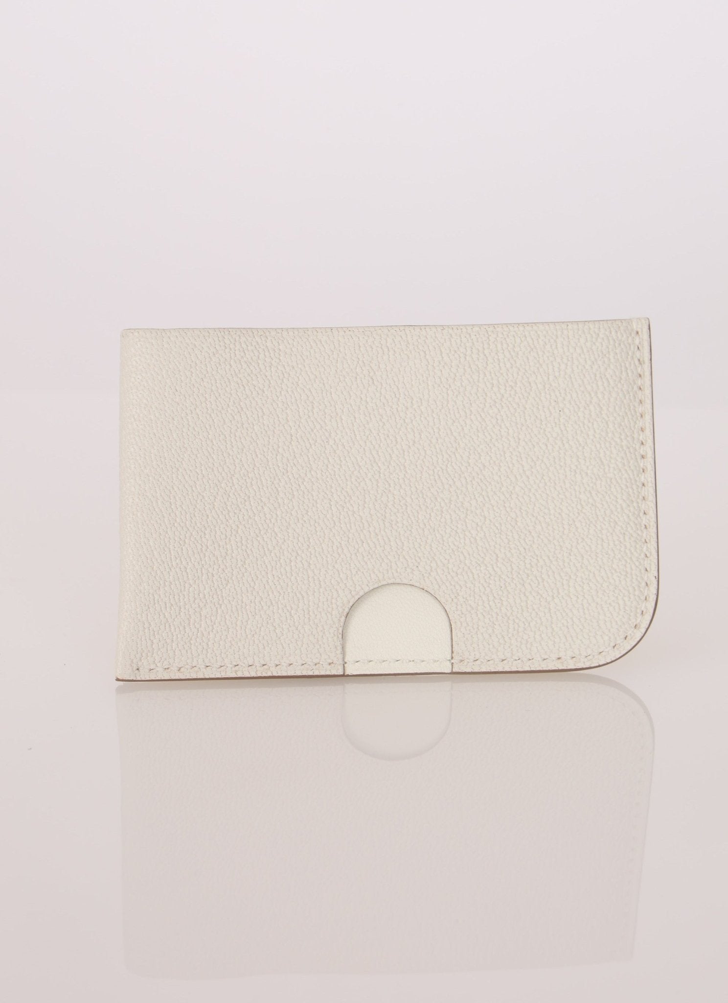 Hermès 2023 Chevre Mysore Poisson Card Holder PHW - FashioNica