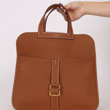 Hermès 2023 Clemence Gold Halzan 31 GHW - FashioNica