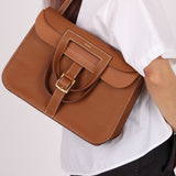 Hermès 2023 Clemence Gold Halzan 31 GHW - FashioNica