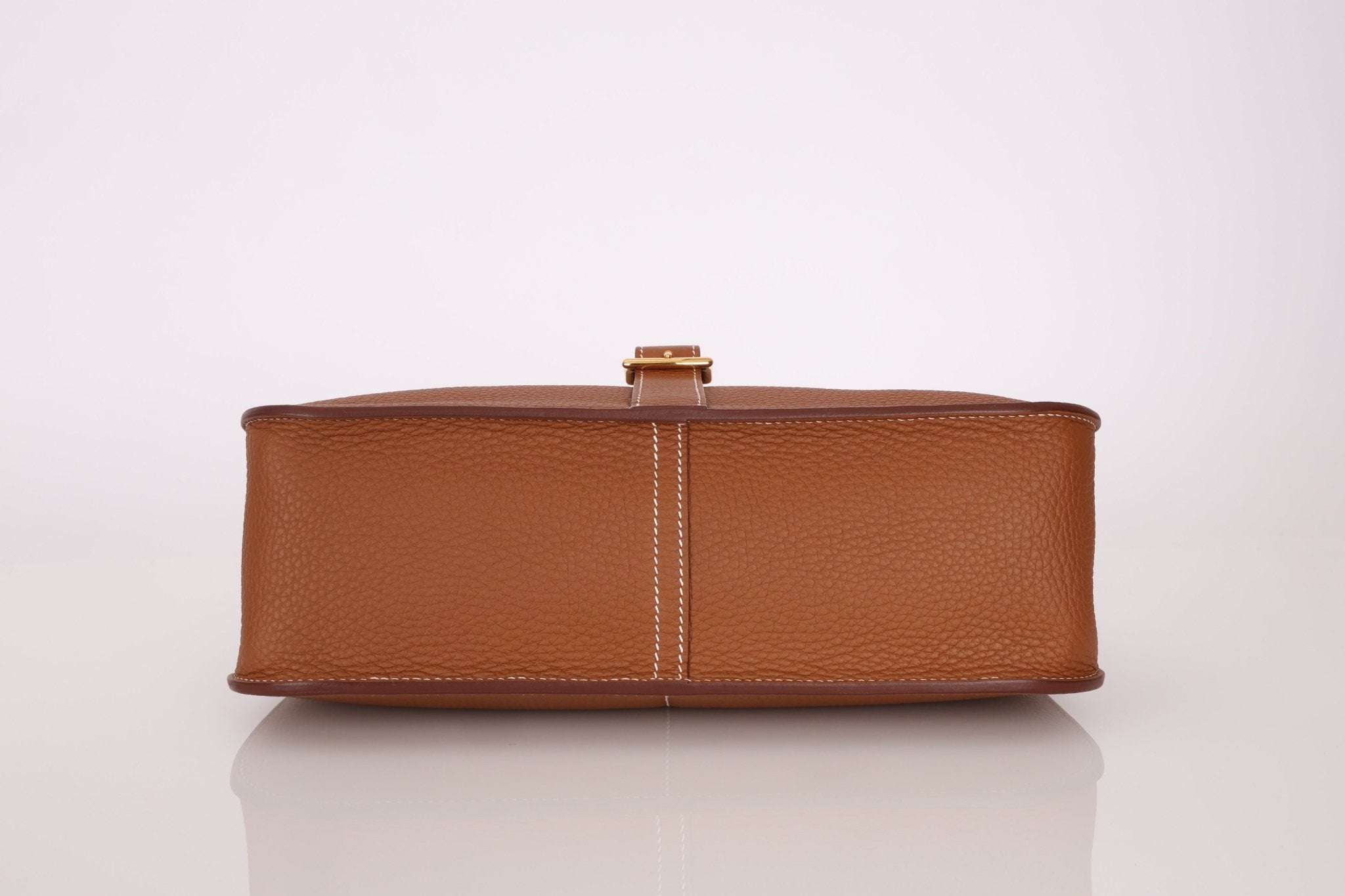 Hermès 2023 Clemence Gold Halzan 31 GHW - FashioNica