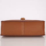 Hermès 2023 Clemence Gold Halzan 31 GHW - FashioNica