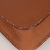 Hermès 2023 Clemence Gold Halzan 31 GHW - FashioNica