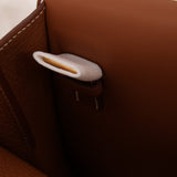 Hermès 2023 Clemence Gold Halzan 31 GHW - FashioNica