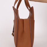 Hermès 2023 Clemence Gold Halzan 31 GHW - FashioNica