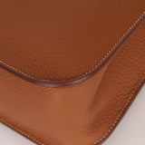 Hermès 2023 Clemence Gold Halzan 31 GHW - FashioNica