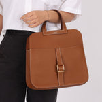 Hermès 2023 Clemence Gold Halzan 31 GHW - FashioNica