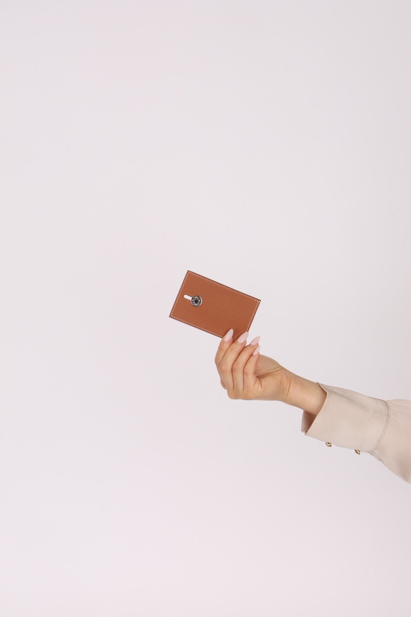 Hermès 2023 Gold Diabolo Cardholder PHW - FashioNica