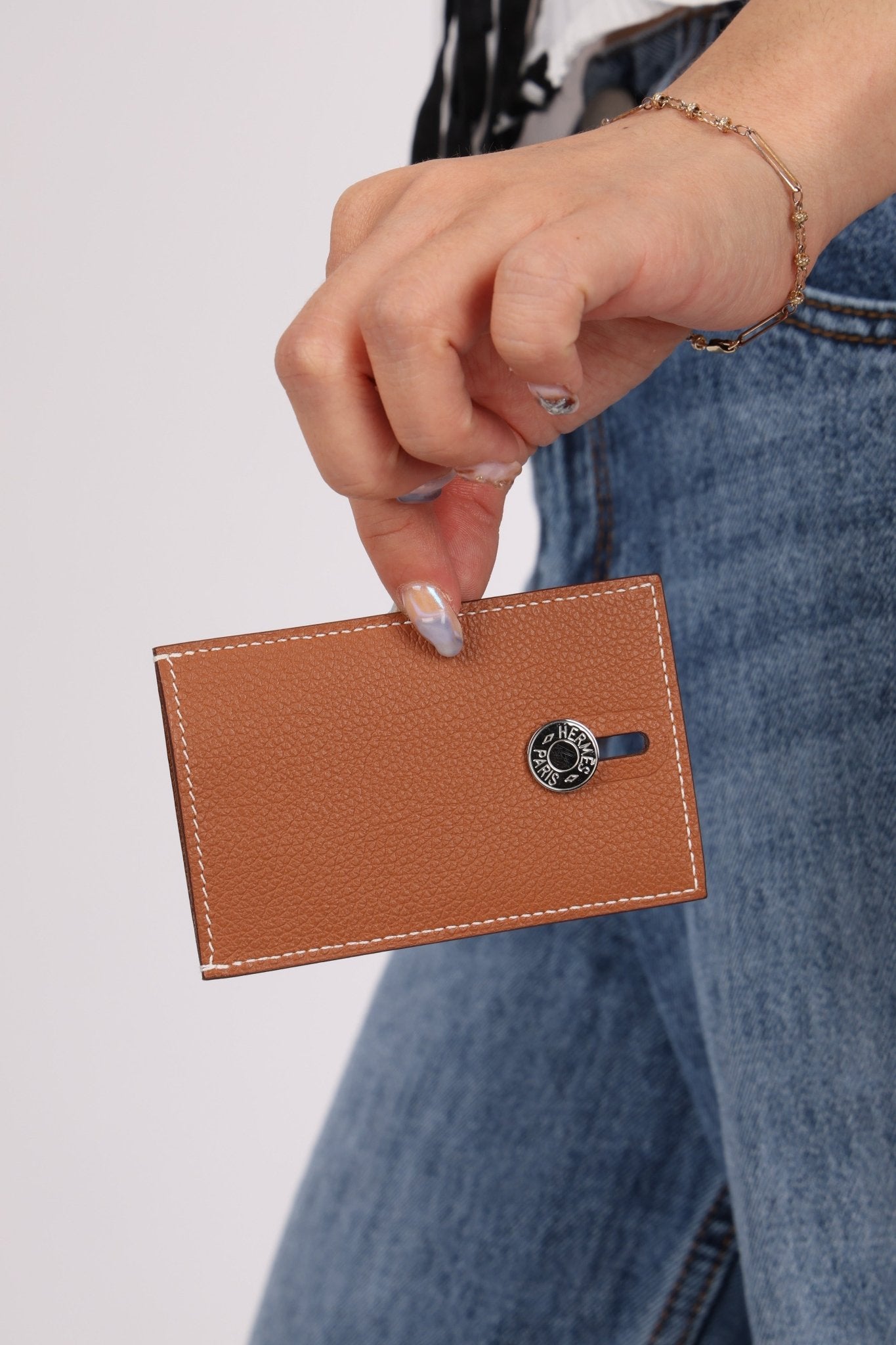 Hermès 2023 Gold Diabolo Cardholder PHW - FashioNica