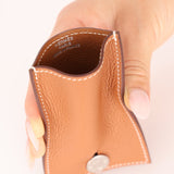 Hermès 2023 Gold Diabolo Cardholder PHW - FashioNica